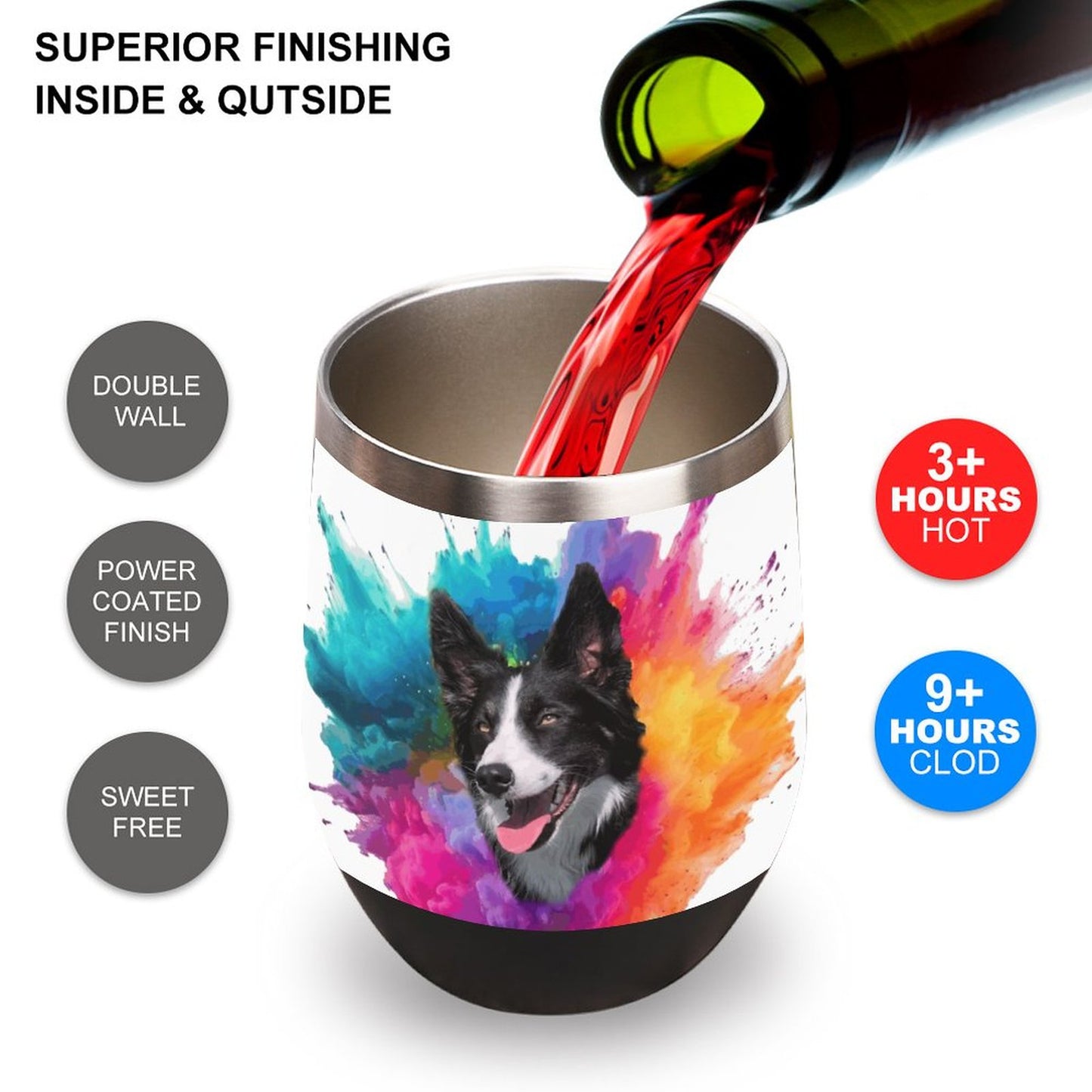 Wine Tumbler with Lid