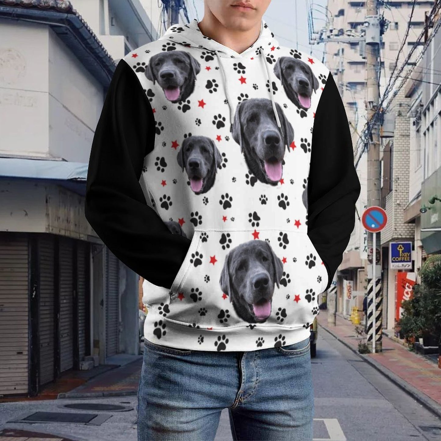 Custom Hoodie FACE PATTERN