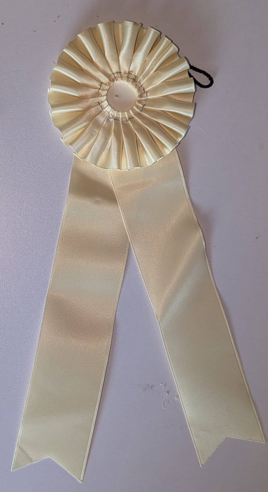 ROSETTE  - 4"  OFF WHITE   STARTER