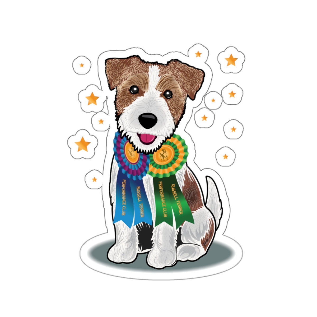 Russell Terrier Performance Club STICKERS Die-Cut Stickers