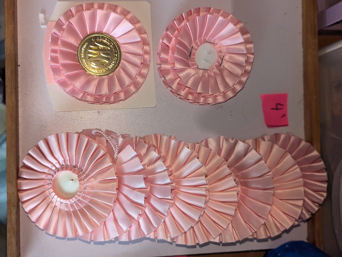 ROSETTE  - 4" & 5" PINKS