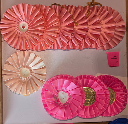 ROSETTE  - 4" & 5" PINKS