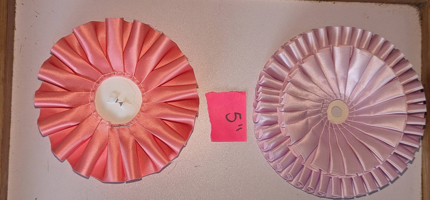 ROSETTE  - 4" & 5" PINKS