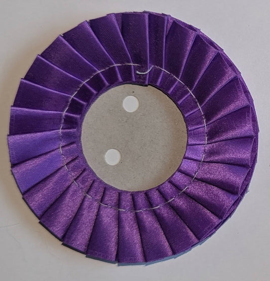ROSETTE  - 3.5" SMALL PURPLE