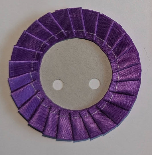 ROSETTE  - 3" SMALL PURPLE