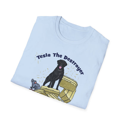 TESLA Barn Hunt Unisex Softstyle T-Shirt