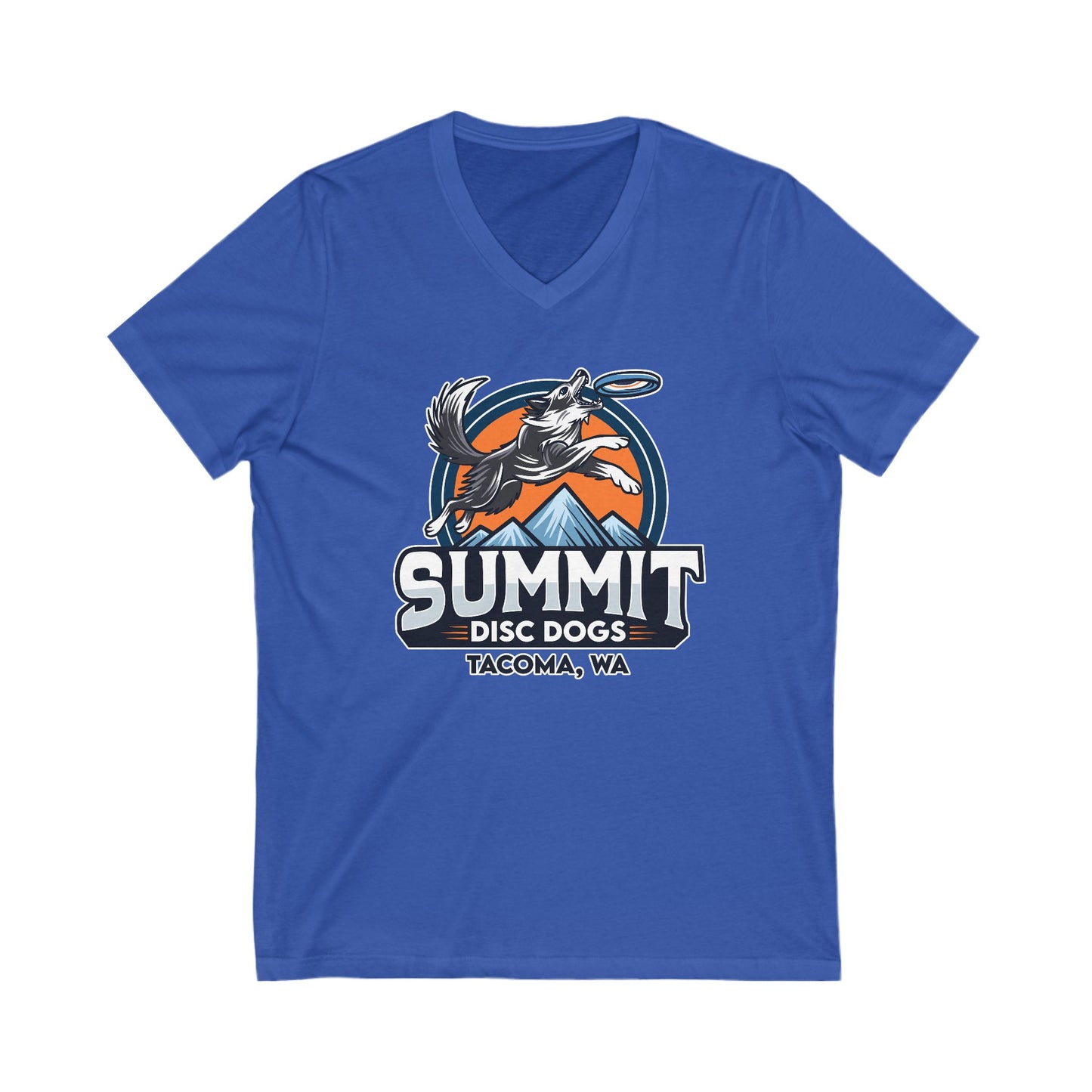 *SUMMIT DISC DOGS Bella+Canvas 3005   V-Neck Tee