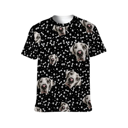 FACE w PAWS-n-BONES  Women Short Sleeve Shirt