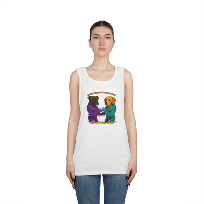 ROCKO SAM Unisex Heavy Cotton Tank Top