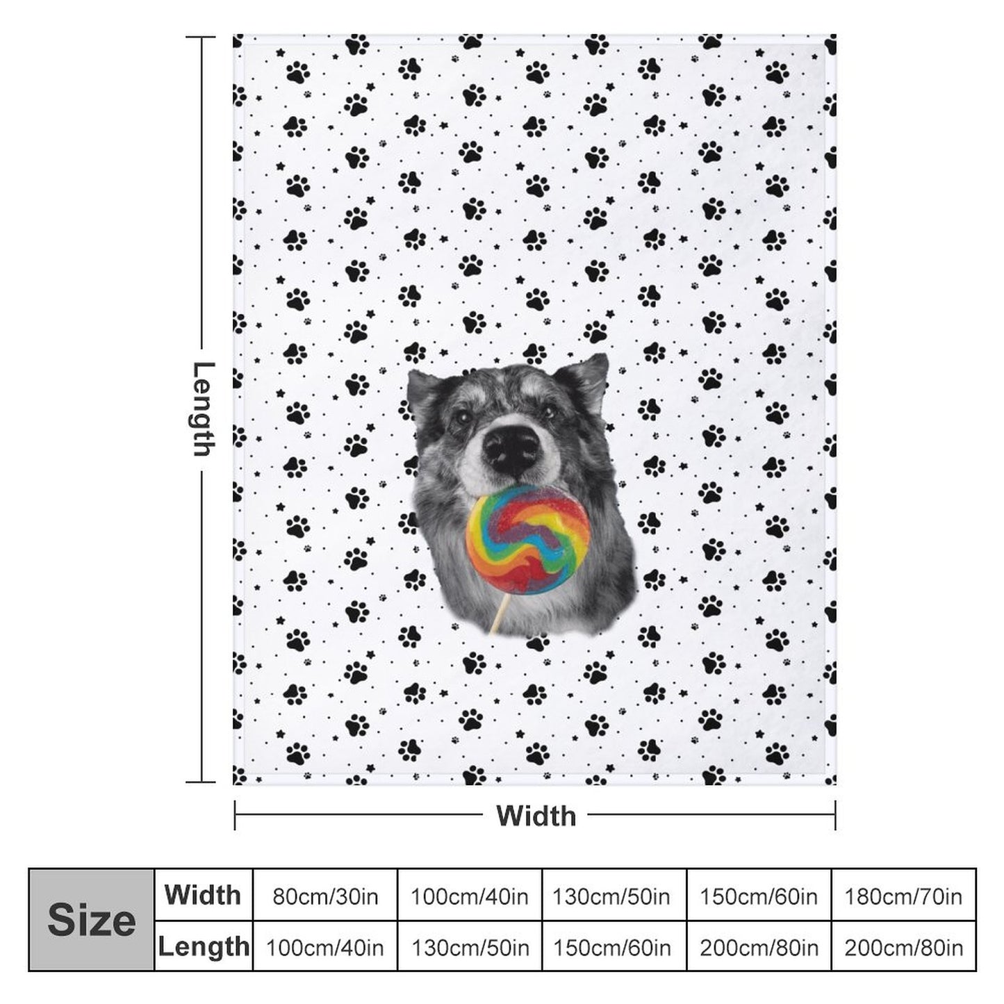 280gsm Flannel Blanket-40"x50" (Dual-sided Printing)