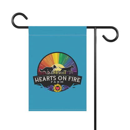 HEARTS ON FIRE Garden  Banner