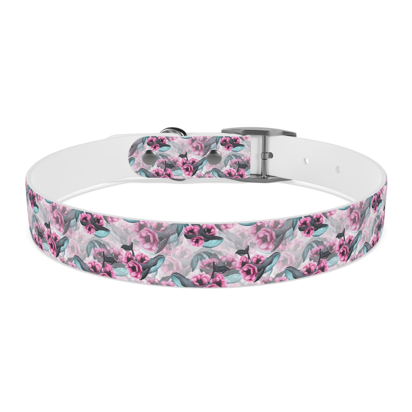 FLORAL ORCA  Dog Collar