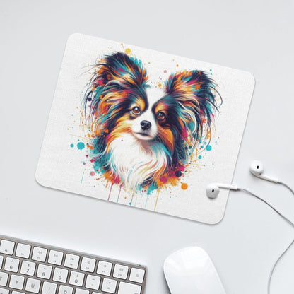 PAPILLON PAINT SPLATTER  Square Mouse Pad