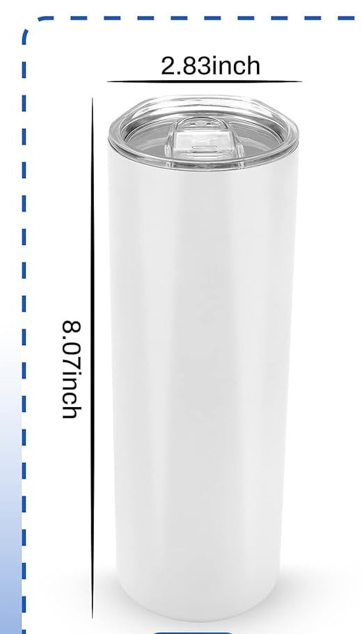 CUSTOM TUMBLER! - 20 oz Skinny Straight