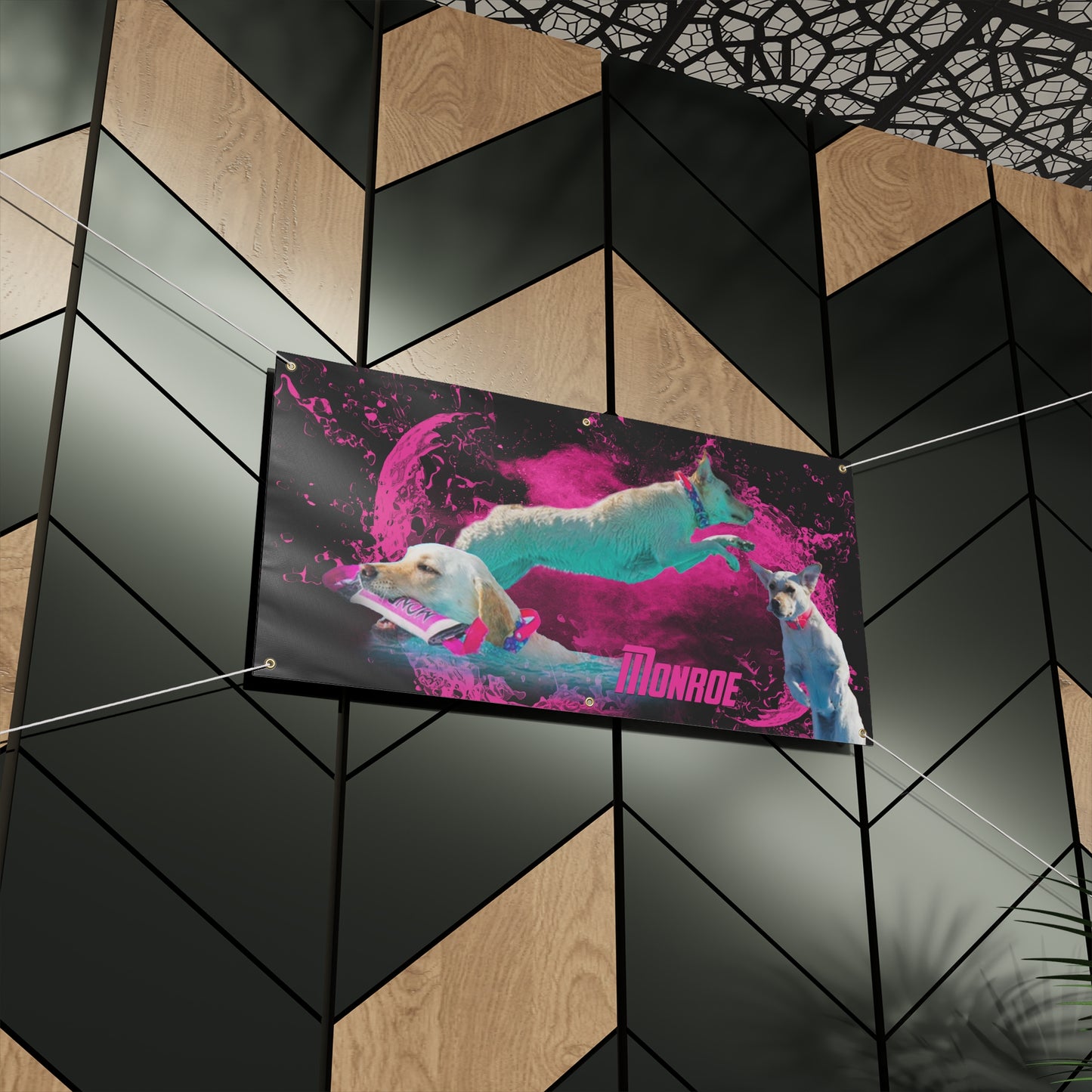 MONROE Custom  Matte Banner