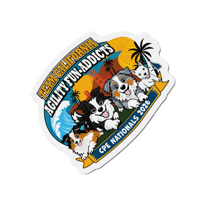 AGILITY FUN ADDICTS Magnet  6"