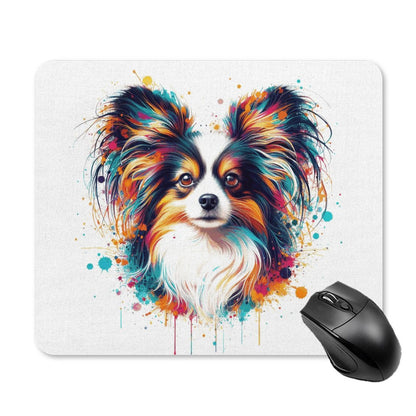 PAPILLON PAINT SPLATTER  Square Mouse Pad