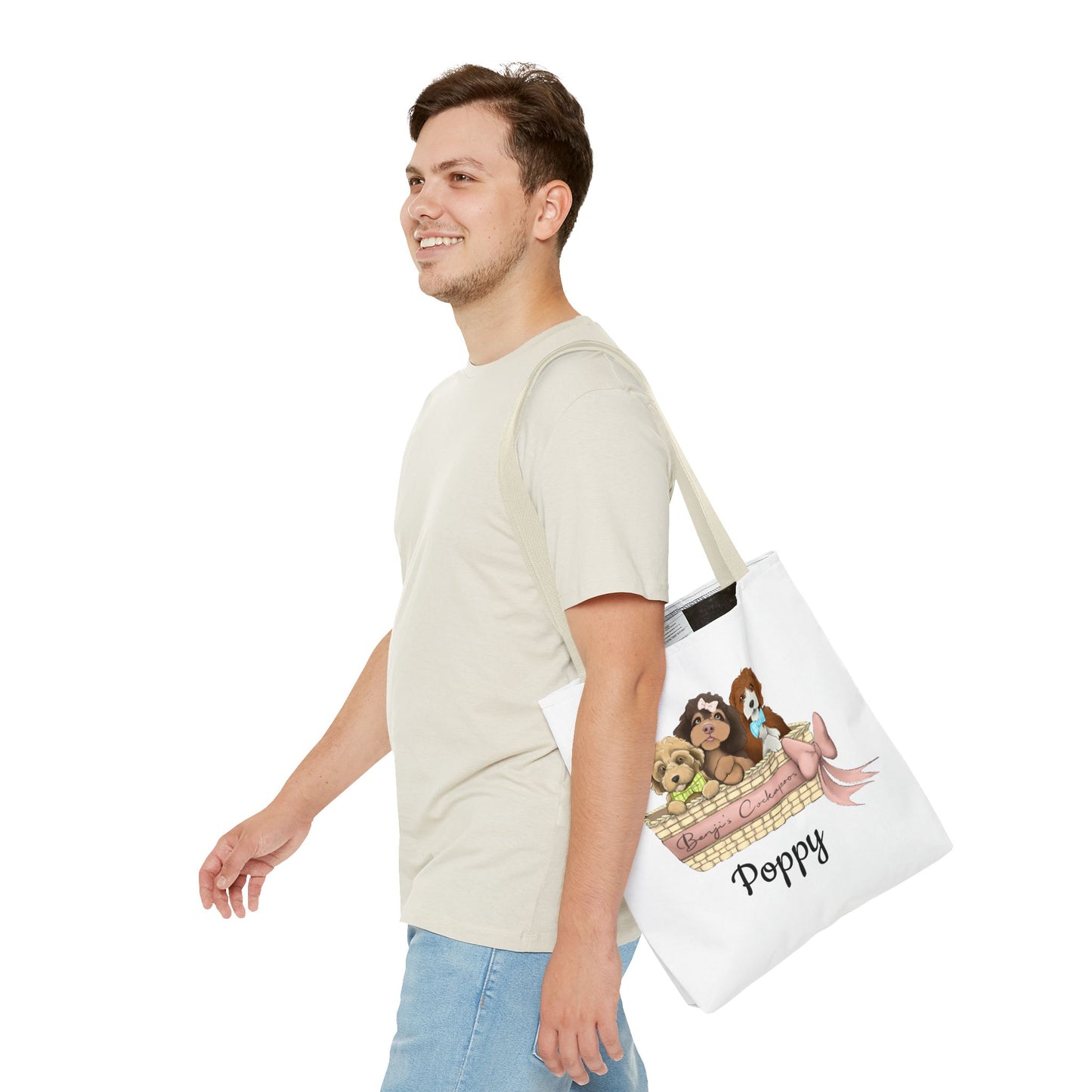 Poppy    Benjis Cockapoos Tote Bag
