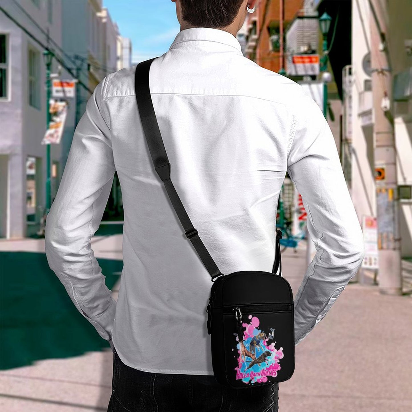 HOLLA BACK BULLIES Small Messenger Bag