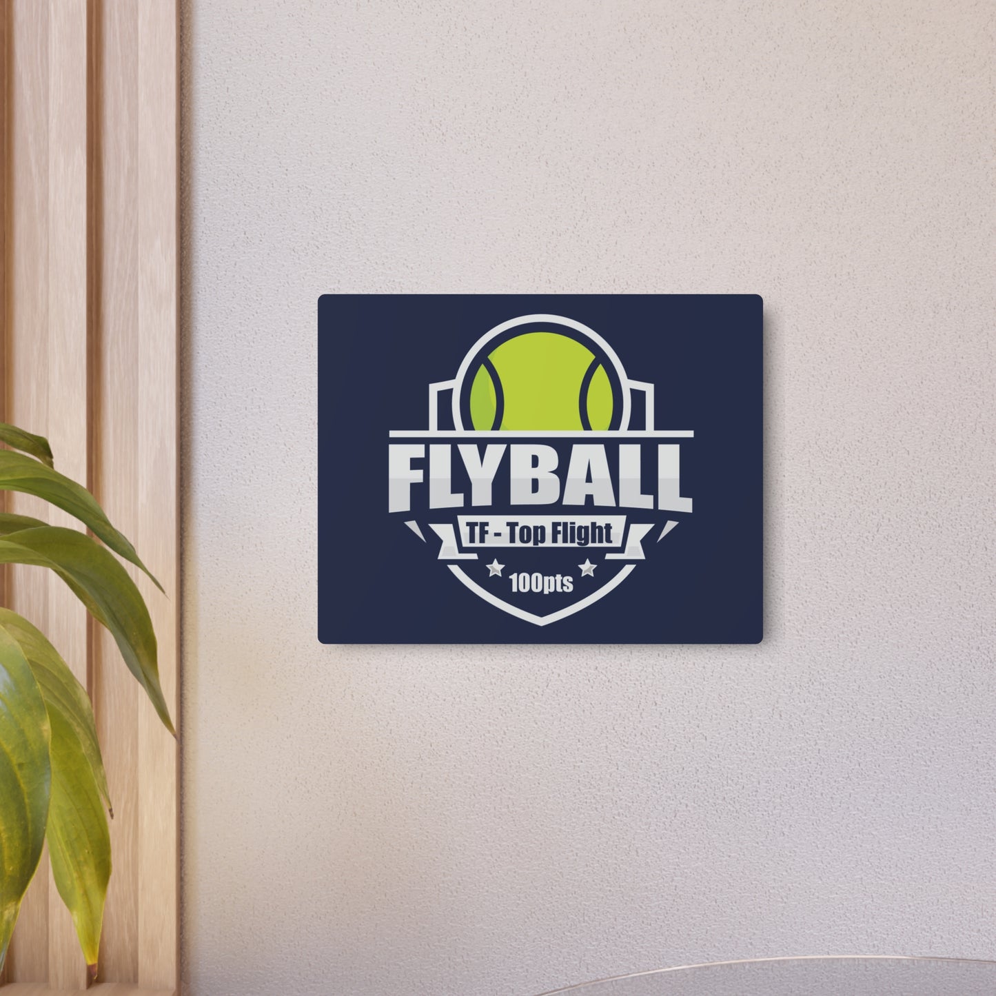 FLYBALL TITLE Metal Art Sign