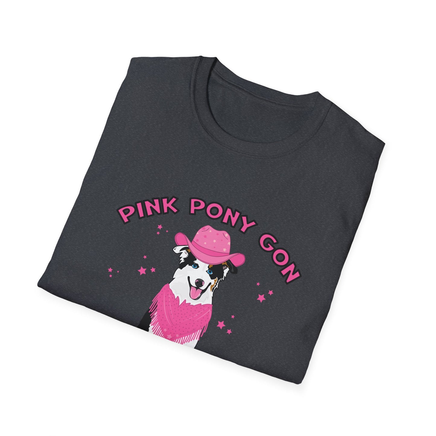 pink pony Unisex Softstyle T-Shirt