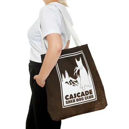 Cascade Shed Dog Club Tote Bag