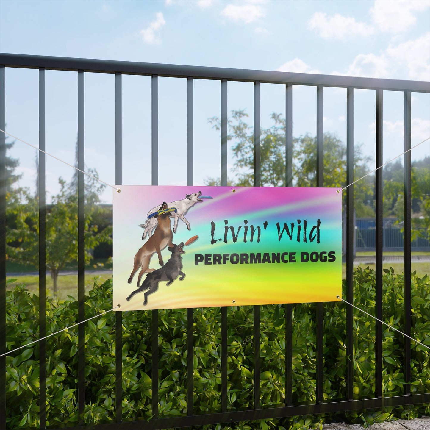LIVIN' WILD Matte Banner
