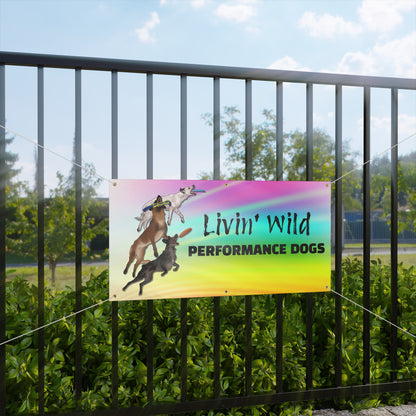 LIVIN' WILD Matte Banner