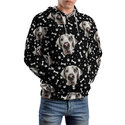 FACE w PAWS-n-BONES  Hoodie