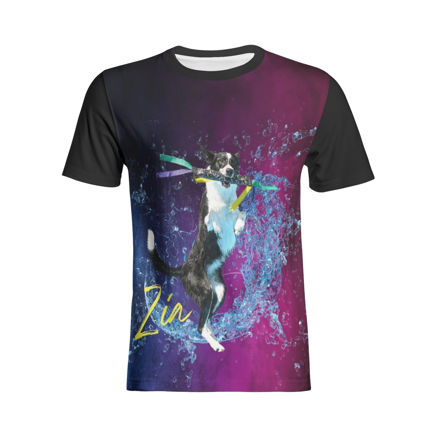 ZIA Unisex All-Over Print Cotton T-shirts