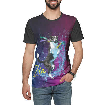 ZIA Unisex All-Over Print Cotton T-shirts