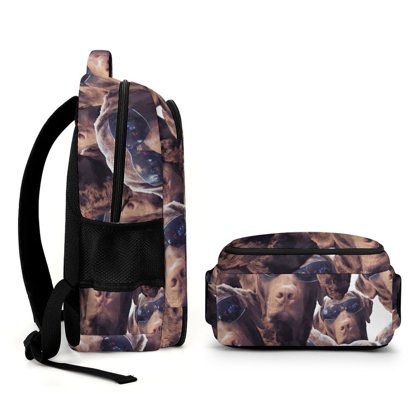 FOXY LADY _ LAB _ COLLAGE FACE DESIGN - Multi-Pocket Travel Bags