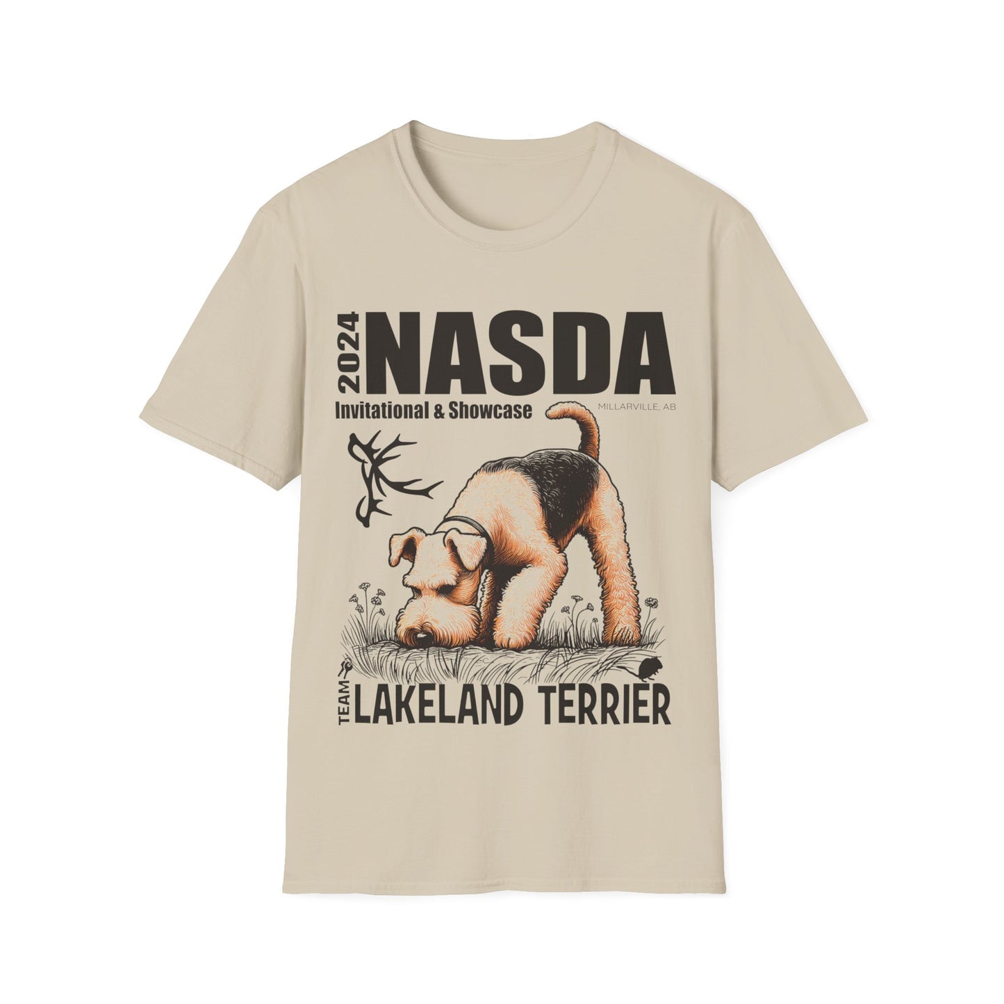 TEAM  LAKELAND TERRIER  -  NASDA  Unisex Softstyle T-Shirt