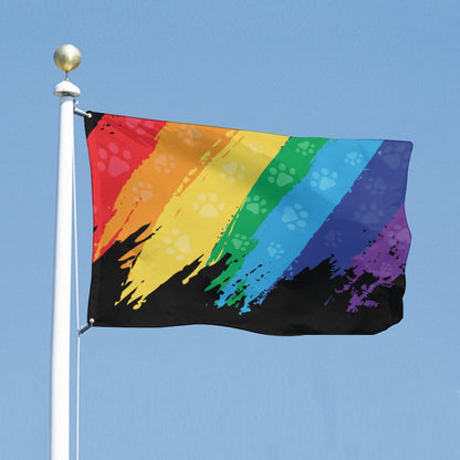 RAINBOW PAWS Flag