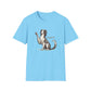 WINDSPRITE - Silken Windhound Waving Unisex Softstyle T-Shirt