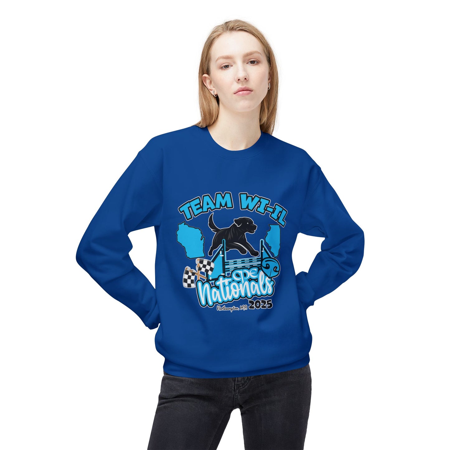team wi_il  CPE Unisex Midweight Softstyle Fleece Crewneck Sweatshirt