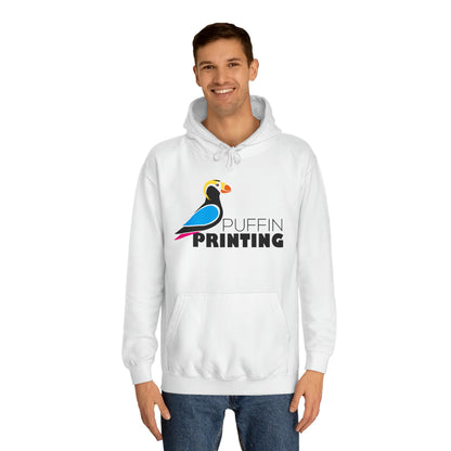 PUFFIN PRINTING Unisex College Hoodie