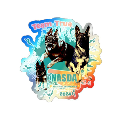 TRUA Holographic Die-cut Stickers