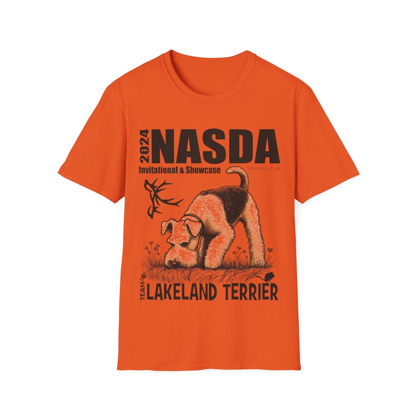 TEAM  LAKELAND TERRIER  -  NASDA  Unisex Softstyle T-Shirt