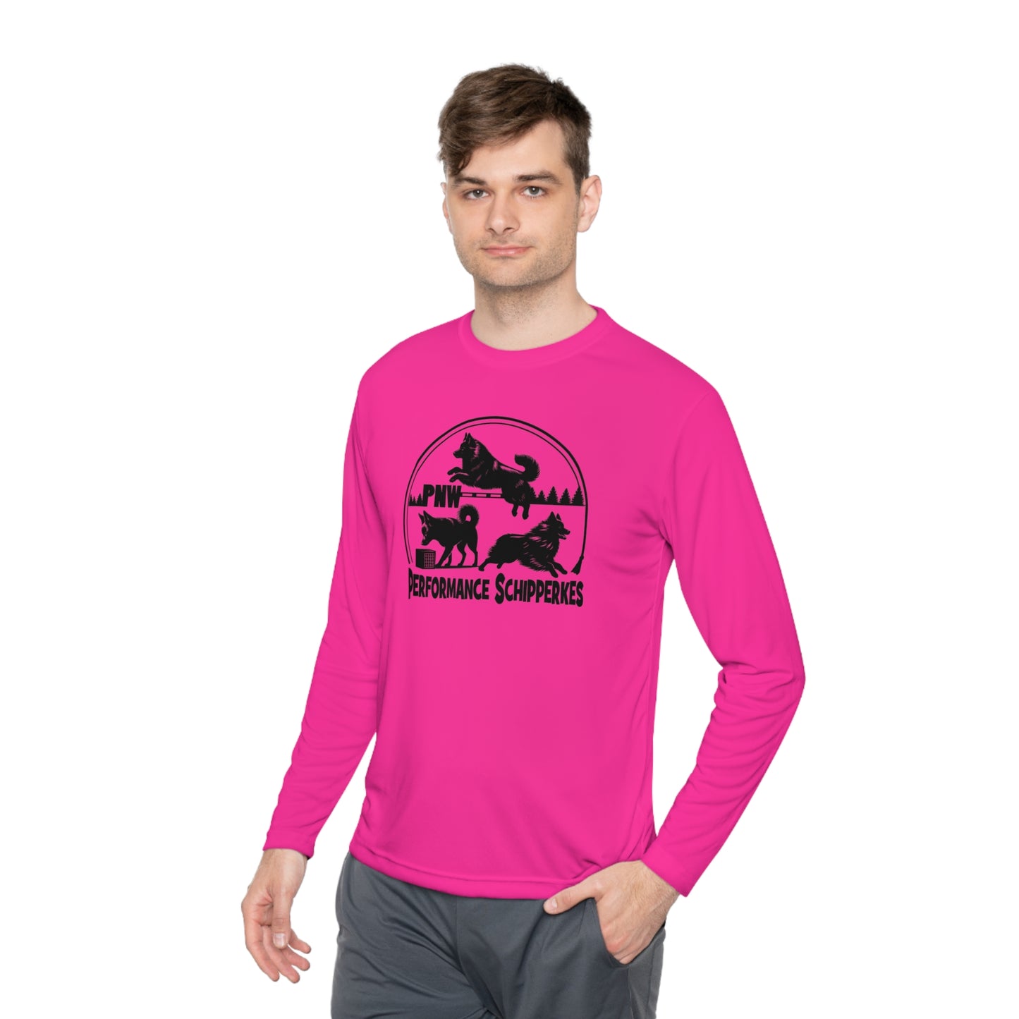 * PNW schipperkes Unisex Lightweight Long Sleeve Tee