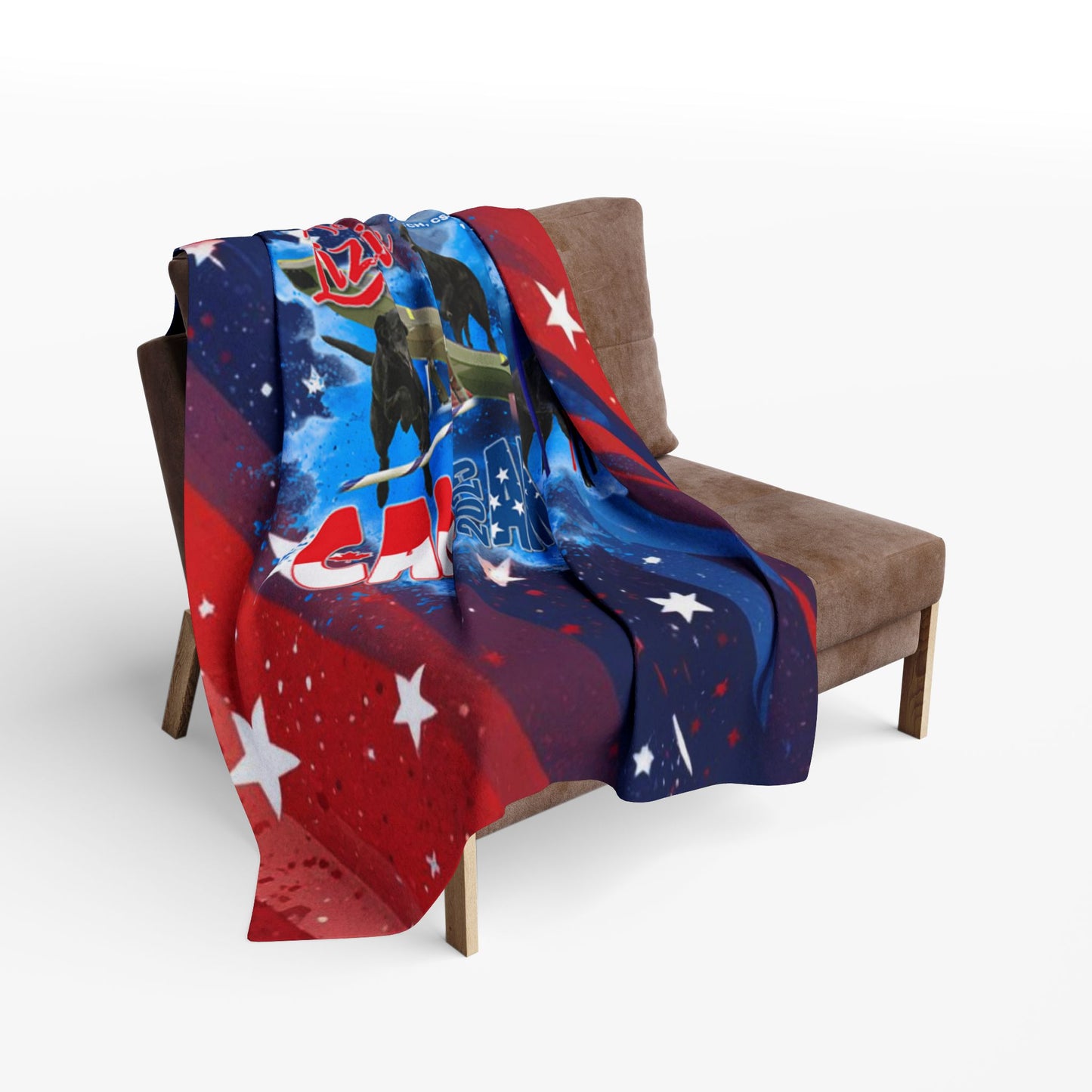 LIZZIE CAN AM Fleece Blanket