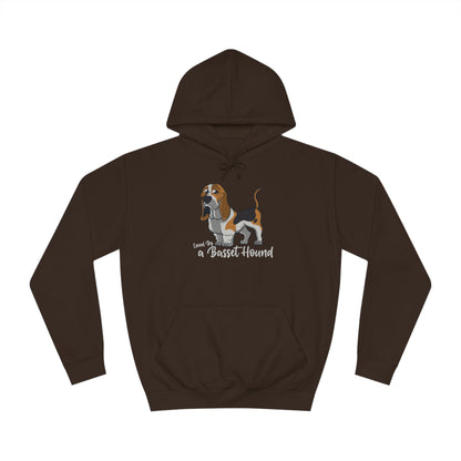 LOVED BY  BASSET 4 Unisex College Hoodie