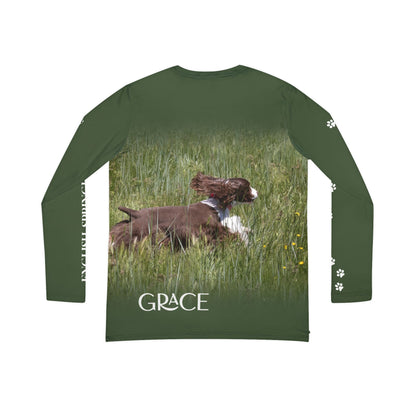 GRACE Women's Long Sleeve V-neck Shirt
