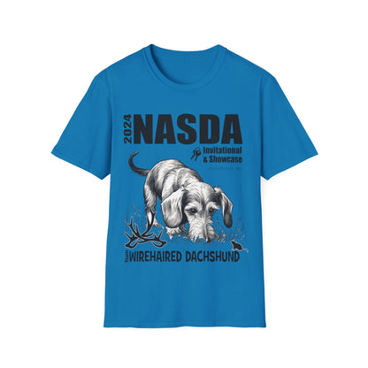 *Ginny, Geordie & Gerbils! * WIREHAIRED DACHSHUND - NASDA  Unisex Softstyle T-Shirt