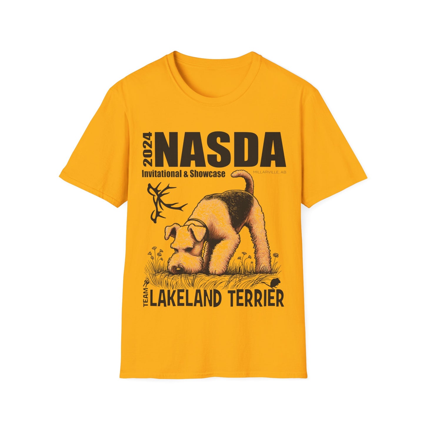 TEAM  LAKELAND TERRIER  -  NASDA  Unisex Softstyle T-Shirt