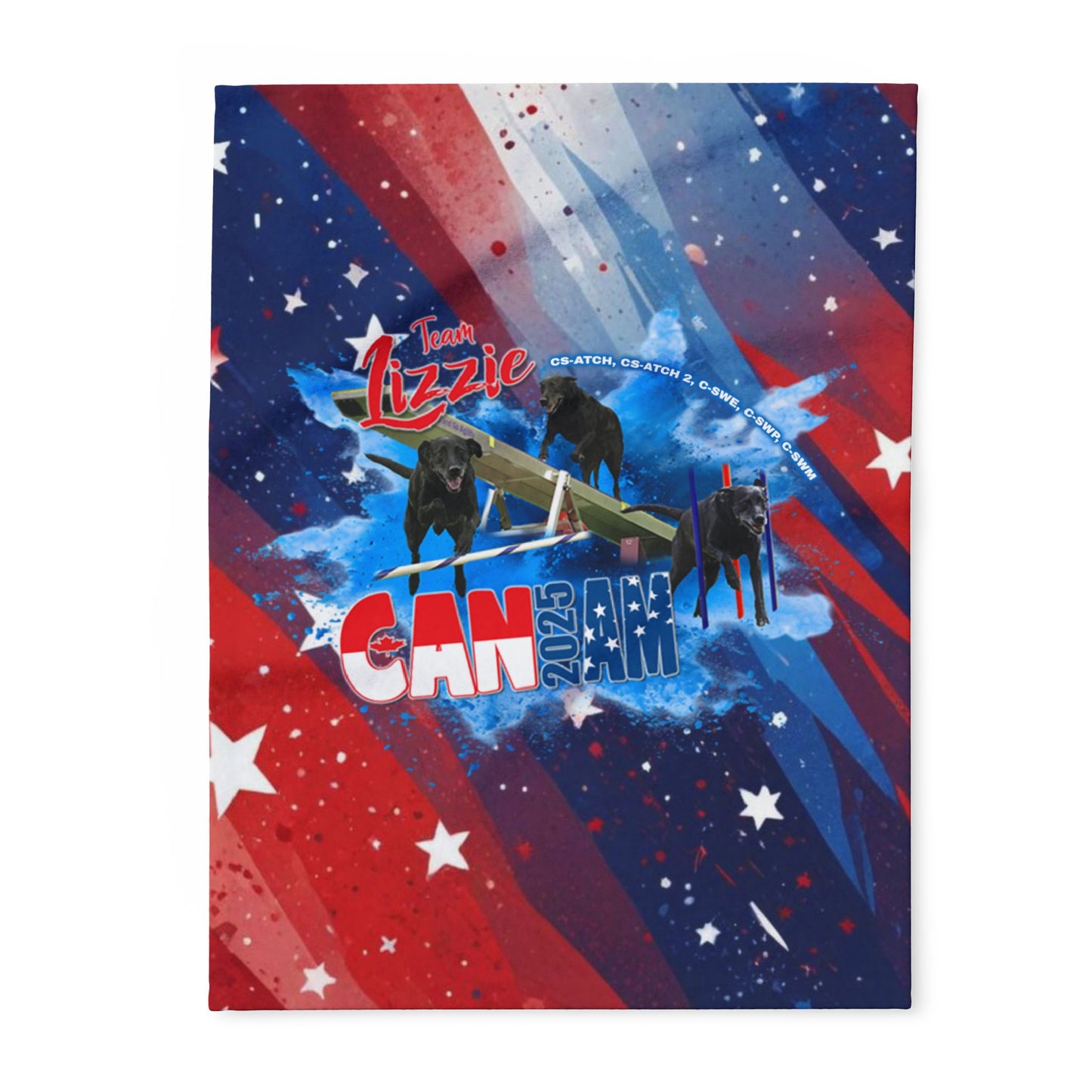 LIZZIE CAN AM Fleece Blanket