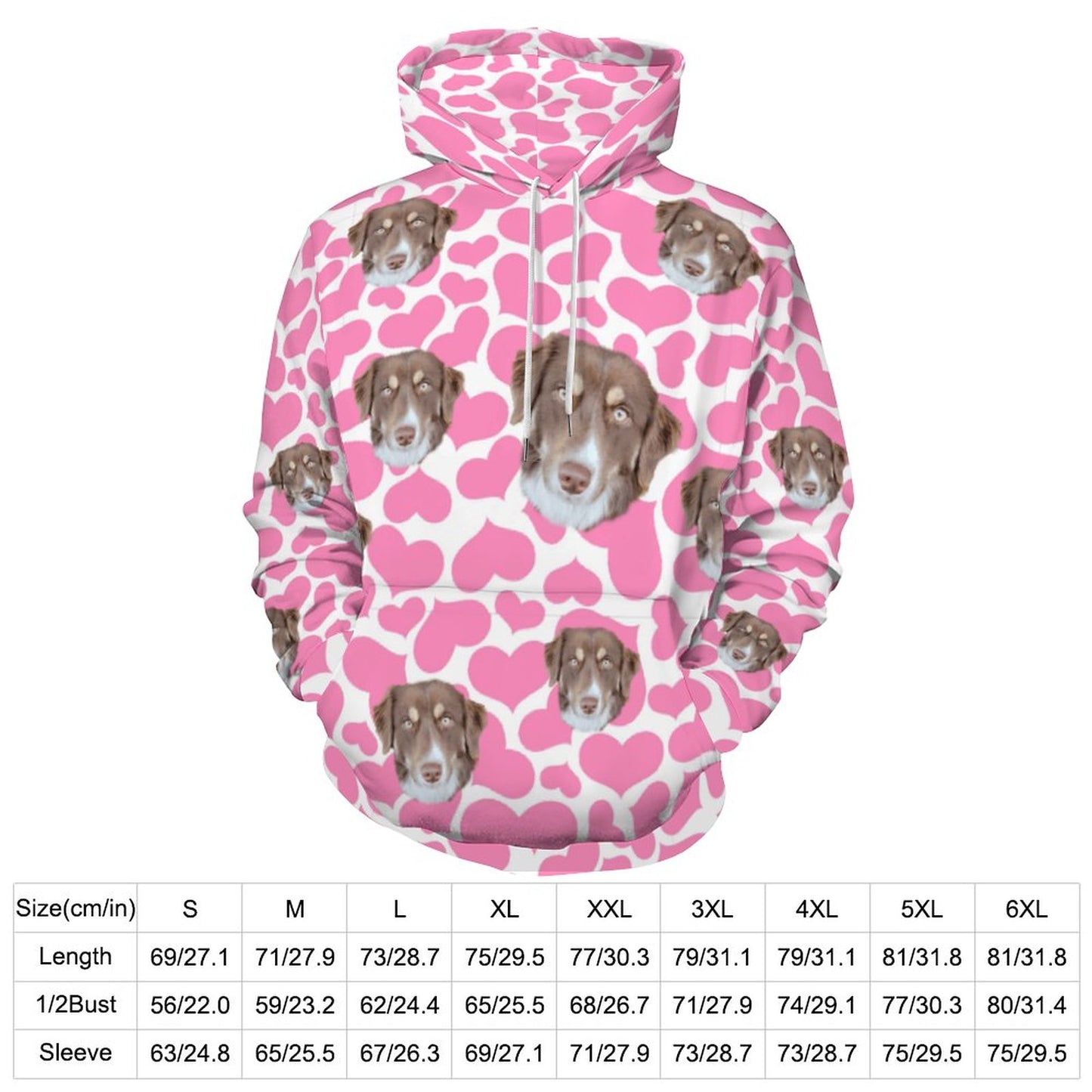 Custom Hoodie FACE PATTERN