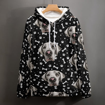 FACE w PAWS-n-BONES  Hoodie