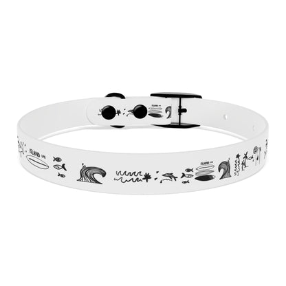 ISLAND LIFE SKETCH Dog Collar