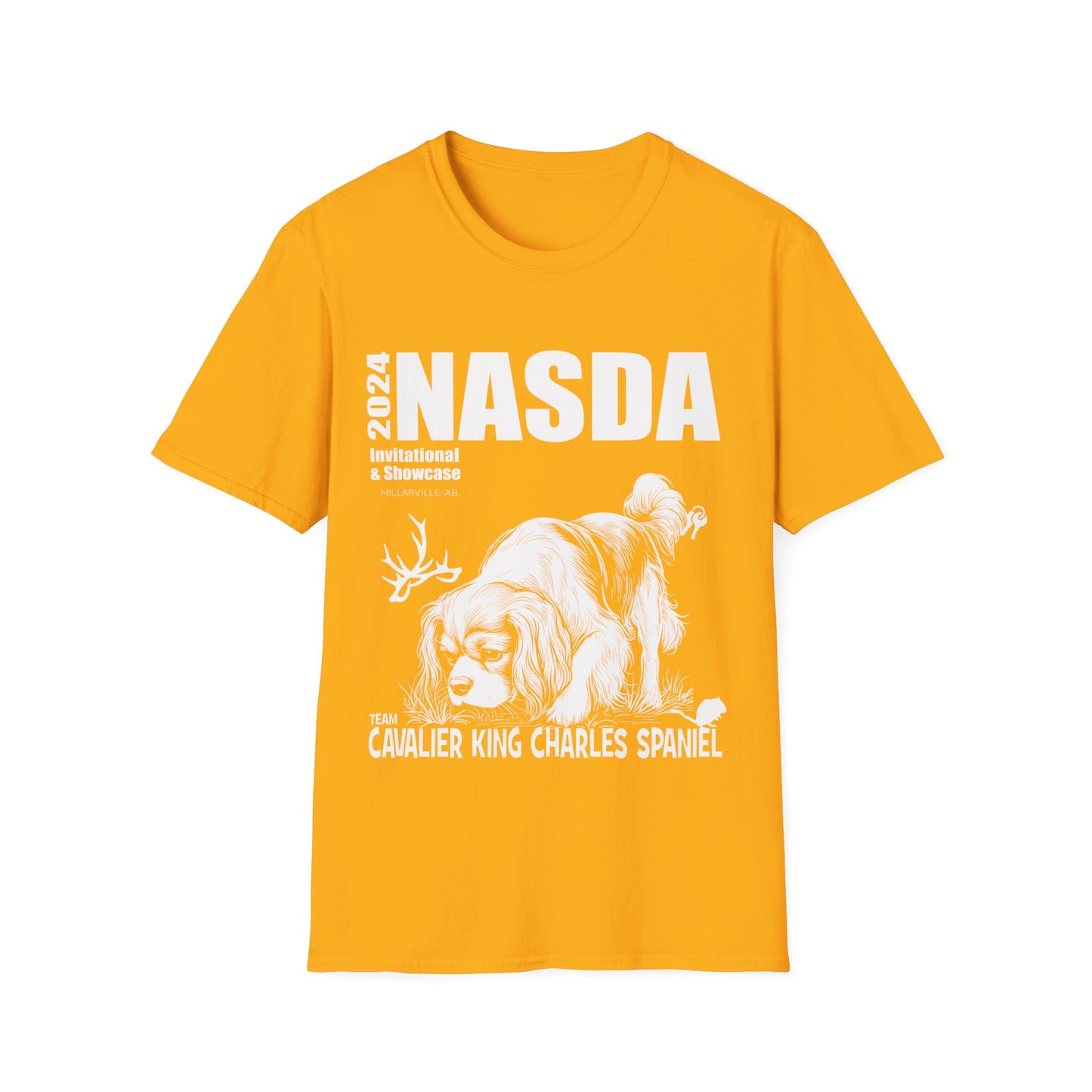 TEAM Cavalier King Charles Spaniel  - NASDA  Unisex Softstyle T-Shirt